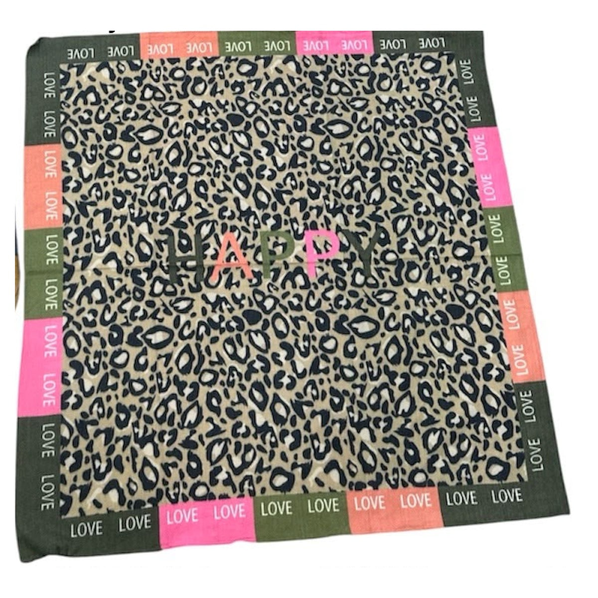 Tuch Leni in Olive – Detail