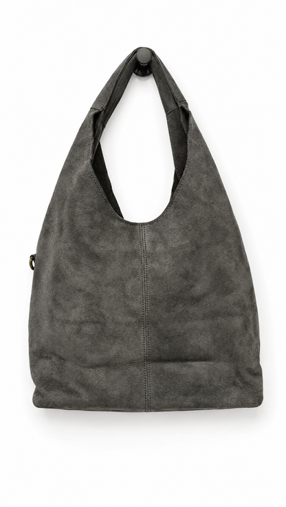 Shopper Mia in Grau – Flatlay