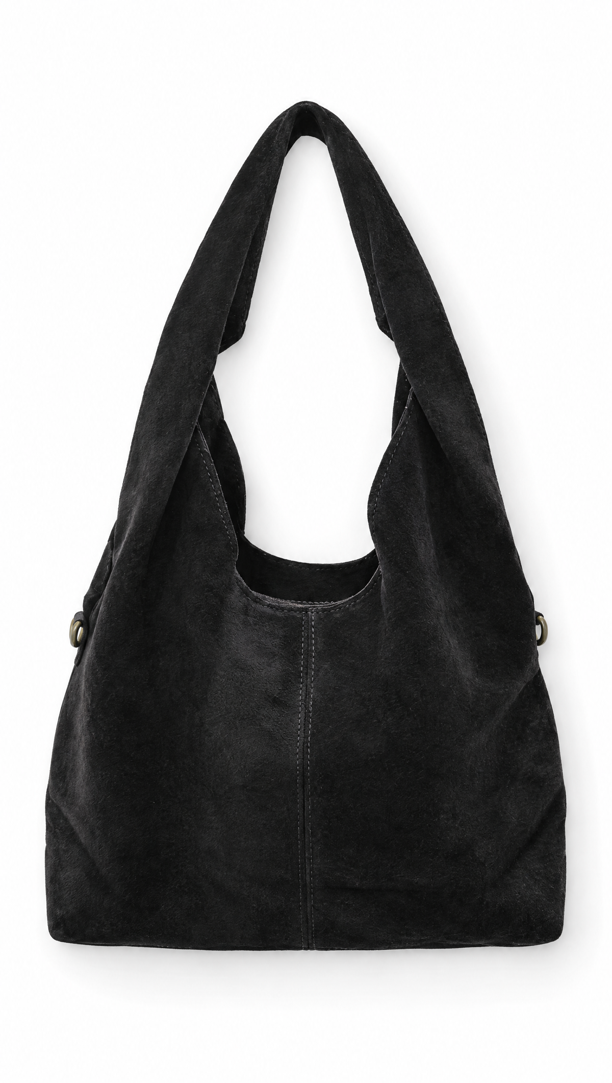 Shopper Mia in Schwarz – Flatlay