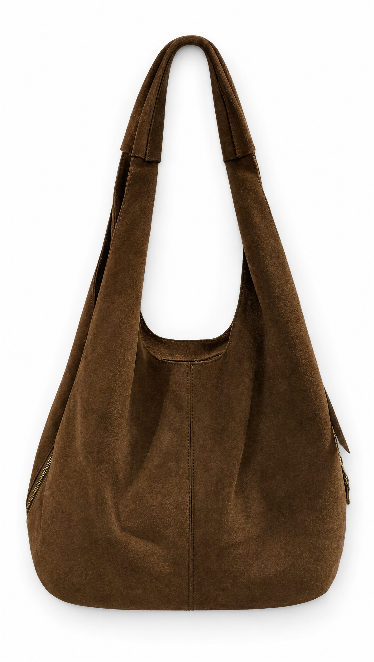 Shopper Mia in Schoko-Braun – Flatlay