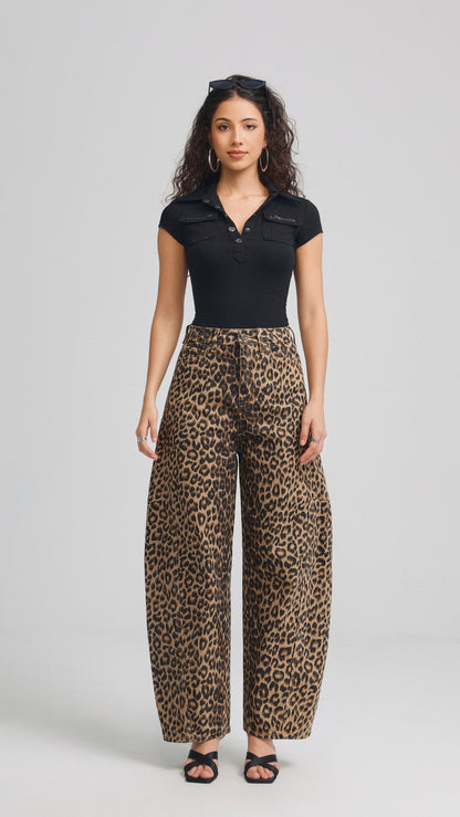 Leo Barrel Wideleg Jeans